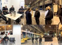 بازدید شبانه مدیر عامل شرکت فولاد اکسین خوزستان از نواحی مختلف کارخانه