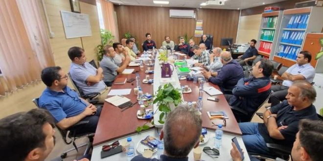 جلسه K.O.M پروژه احداث پست برق فولاد اکسین خوزستان برگزار شد