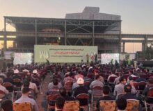 پروژه احداث فولادسازی شرکت فولاد اکسین خوزستان کلنگ زنی