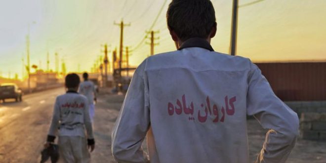 آماده سازی موکب فولاد اکسین خوزستان در پایانه مرزی شلمچه