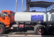 اعزام تانکرهای آب شرب به روستاهای شهرستان باوی توسط فولاد اکسین خوزستان