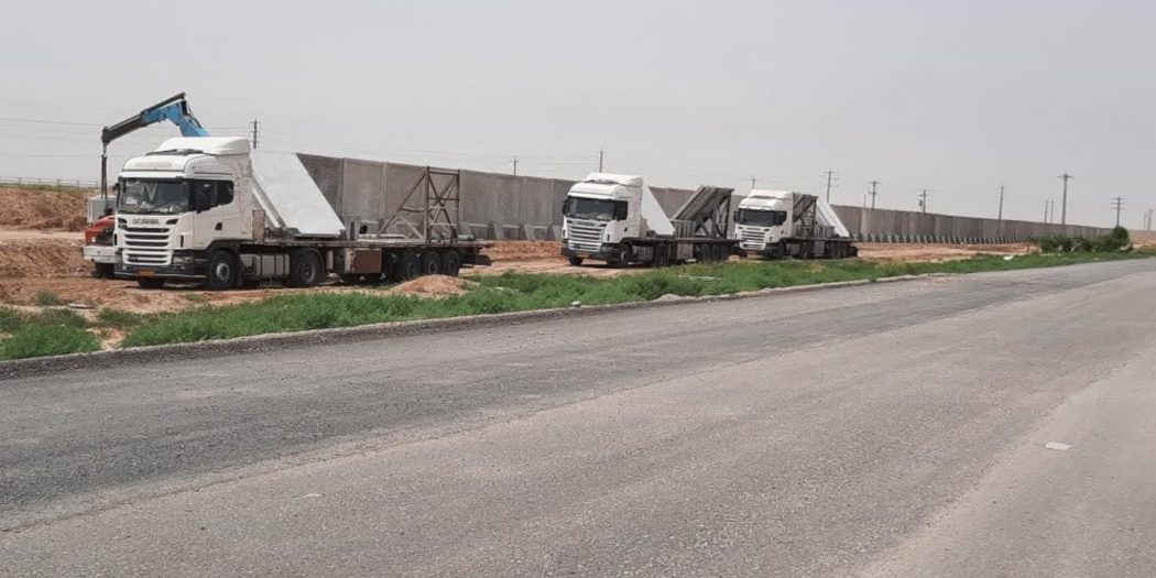 نیشکر پارکینگ‌های پایانه مرزی چذابه را ایمن‌سازی کرد