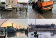 به دستور مدیرعامل؛ رفع بخشی از آبگرفتگی‌های اهواز با امکانات فولاد اکسین/خدمت‌رسانی اکسینی ها تا جمع آوری کامل آب ادامه دارد