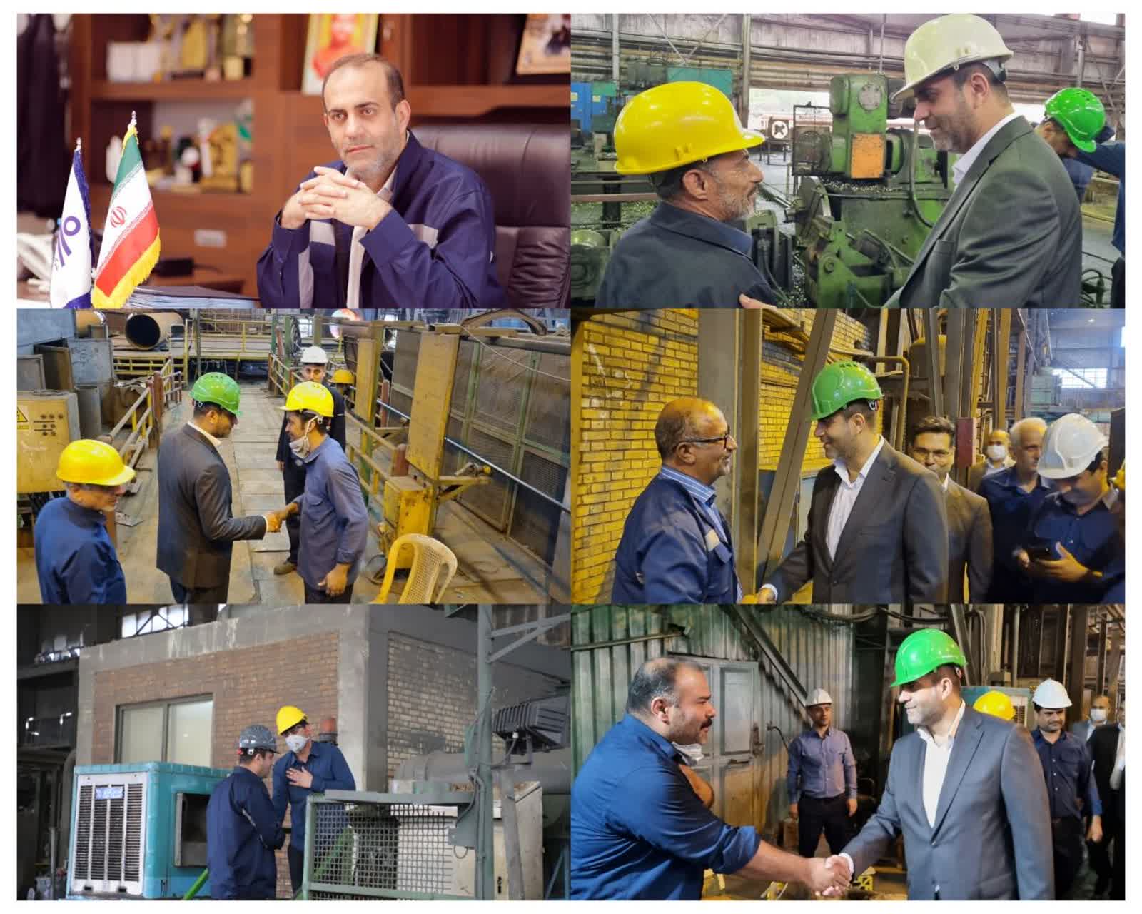 تحقق وعده مدیرعامل لوله‌سازی اهواز در چارچوب منویات مقام معظم رهبری/ امیدآفرینی در میان جهادگران خط مقدم نبرد اقتصادی