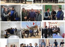 میزبانی شركت لوله‌سازی اهواز از مدیران وزارت كار در موكب شهدای لوله سازی اهواز در مرز چذابه