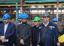 بازدید هیئت بازرسی وزارت تعاون، كار و رفاه اجتماعی از شركت لوله‌سازی اهواز