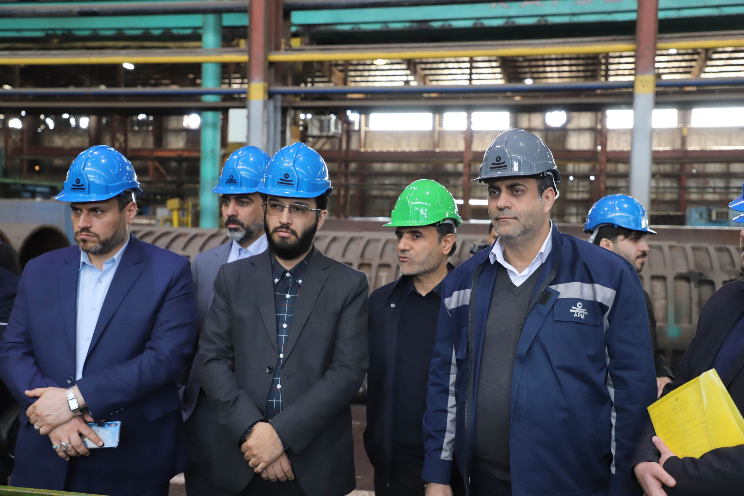 بازدید هیئت بازرسی وزارت تعاون، كار و رفاه اجتماعی از شركت لولهسازی اهواز