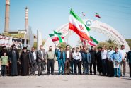 گزارش تشکیل زنجیره انسانی «جوانان برای فردای روشن» مقابل نیروگاه رامین اهواز